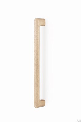 Luv Wood Big 384 Wooden Oak Olackerat långsträckt möbelhandtag