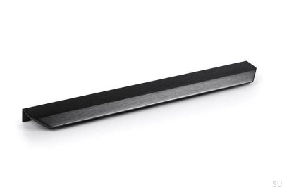 Vann 1200 Aluminium Svart Titanium Kant Möbelhandtag 