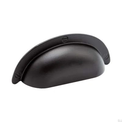 Skal Möbelhandtag Skål 3922 64 Metall Antik Svart