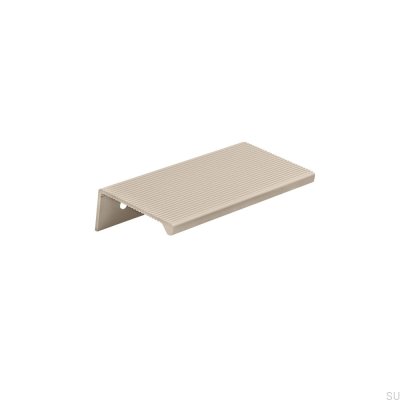 Square Aqua 94 Aluminium Cream Edge Möbelhandtag