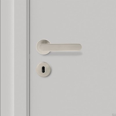 Vibe Plain Dörrhandtag Aluminium Silver Borstad