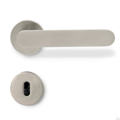 Vibe Grip Dörrhandtag Aluminium Silver Borstad