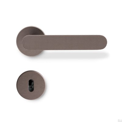 Vibe Grip Dörrhandtag Aluminium Mörkbrun