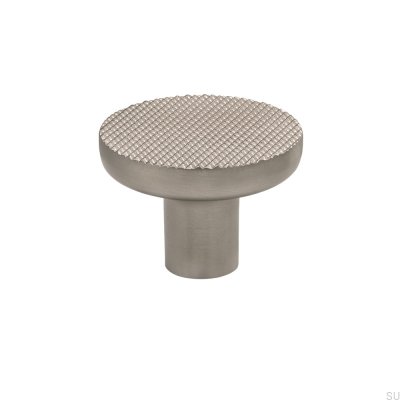 Vibe Grip 38 Metall möbelknopp Silver Borstad