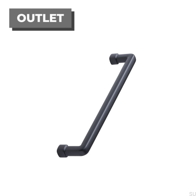 Långt möbelhandtag Equester 320 Black Mat