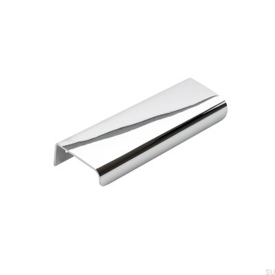 Kant möbelhandtag Lip 120 Silver Polerad krom