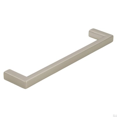 Avlångt möbelhandtag 2108 128 Matt Silver Metall