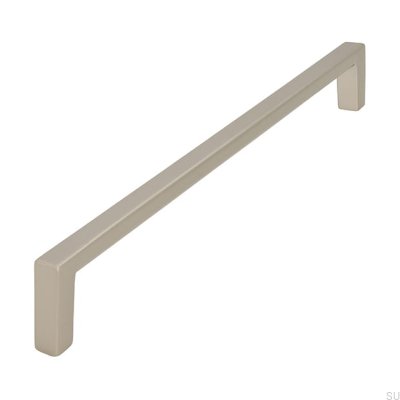 Avlångt möbelhandtag 2108 192 Matt Silver Metall