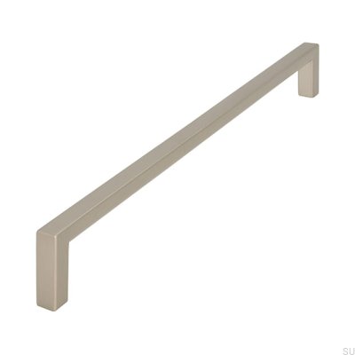 Avlångt möbelhandtag 2108 224 Matt Silver Metall