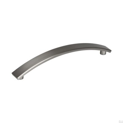 Avlångt möbelhandtag Malen 128 Silver Borstad (inox look)