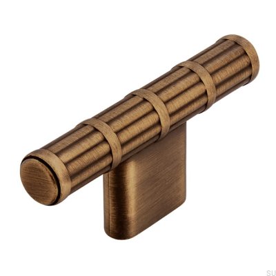 T-Bar 2607 69 Metall Antik Guld Möbelknopp
