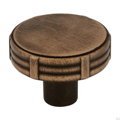 Möbelknopp 2612 35 Metall Antik Guld