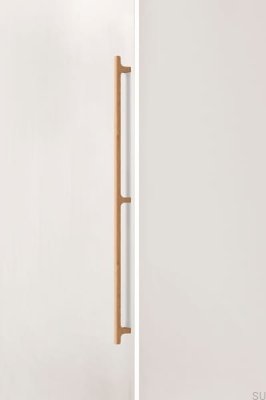 Hinoki Wood Big 832 Trä Ek långsträckt möbelhandtag