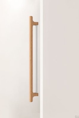 Hinoki Wood Big 416 Trä Ek långsträckt möbelhandtag
