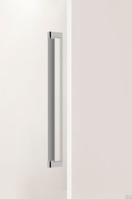 Brooklyn Big 448 aluminium polerat nickel långsträckt möbelhandtag
