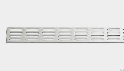 Avloppsgaller ClassicLine Stripe 280 Borstat stål