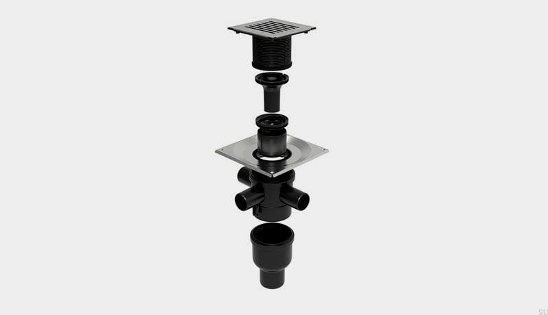 80240075--Zestaw-odpływowy-kwadratowy-ClassicLine-Column-z-pionowym-wylotem-75-mm-i-bocznymi-przyłączami-Unidrain-Skandynawskie-Uchwyty_1
