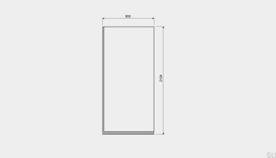 GlassLine 900 duschvägg
