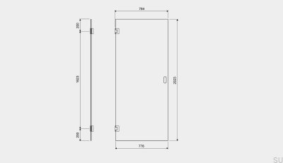 GlassLine 800 duschdörrar