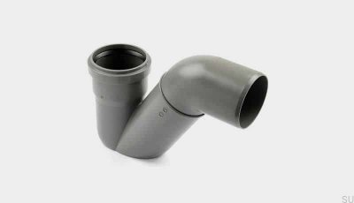 Plastsifon 75 mm typ P horisontell