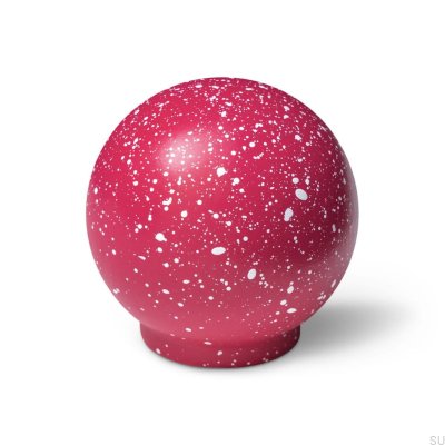 Ren Melange Deep Pink & White 35 möbelknopp i trä, bok