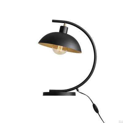 Espace skrivbordslampa metall svart