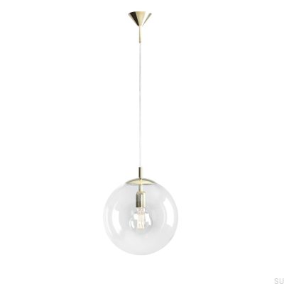 Globe metall guld hängande lampa