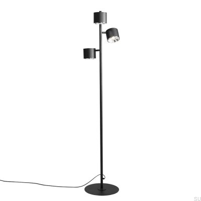 Bot Golvlampa Metall Svart