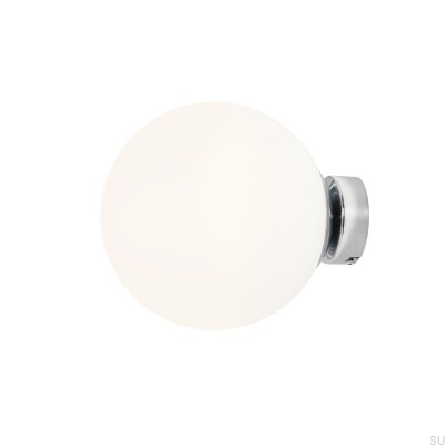 Ball M Vägglampa Metall Silver Krom