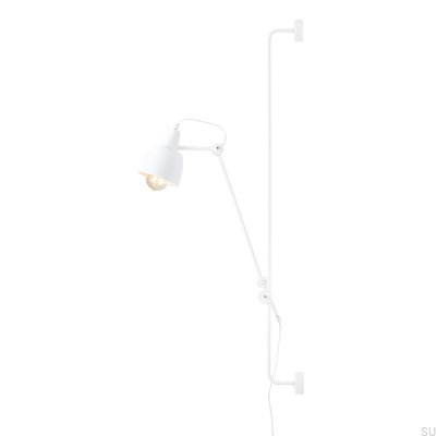 Vägglampa Dron Vit Metall Vit