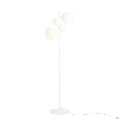 Bloom Golvlampa Metall Vit