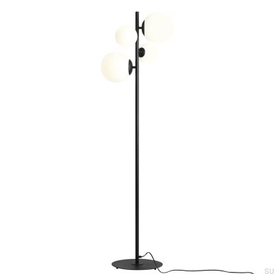 Bloom Golvlampa Metall Svart