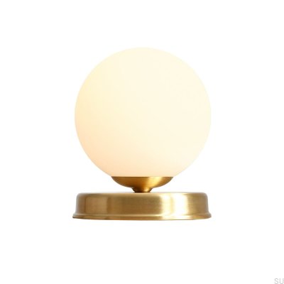 Ball S Skrivbordslampa Borstad Mässing