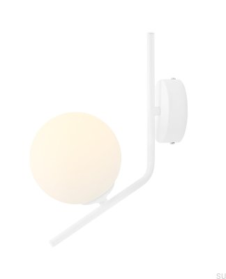 Gallia metallvägglampa vit