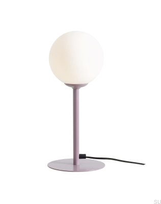 Pinne metall lila skrivbordslampa