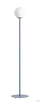 Pinne golvlampa metall blå