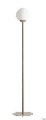 Pinne golvlampa metall beige