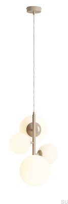 Bloom 4 metallbeige hänglampa