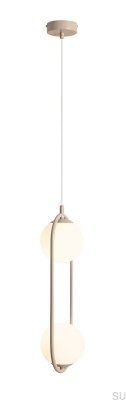 Riva 2 metallbeige hänglampa