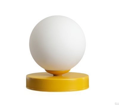 Ball S Skrivbordslampa Metall Senap