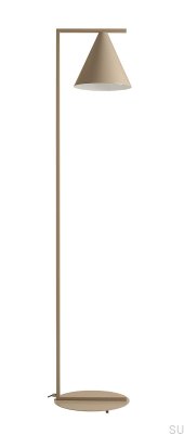 Golvlampa Form Metall Beige
