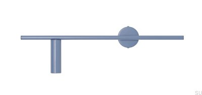 Trevo metallblå vägglampa (vänster)