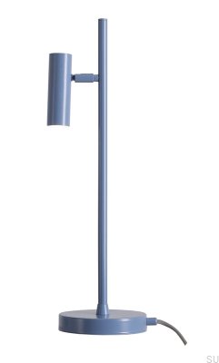 Trevo metall blå skrivbordslampa