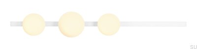Garda 3 metallvägglampa vit
