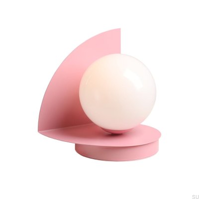 Loop skrivbordslampa metall rosa