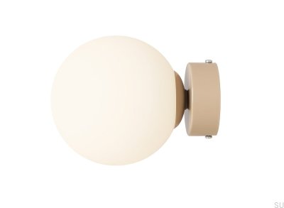 Ball S Vägglampa Metall Beige
