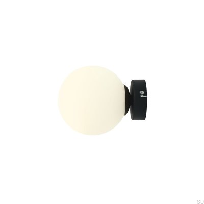 Ball S Vägglampa Metall Svart