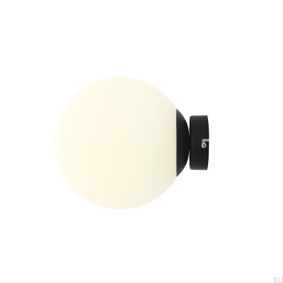 Ball M Vägglampa Metall Svart