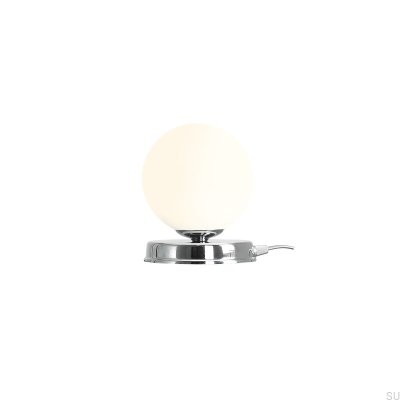 Ball S Skrivbordslampa Metall Silver Krom