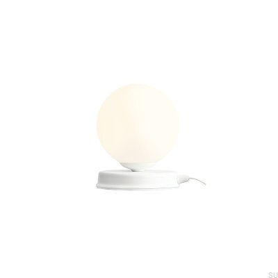 Ball S Skrivbordslampa Metall Vit